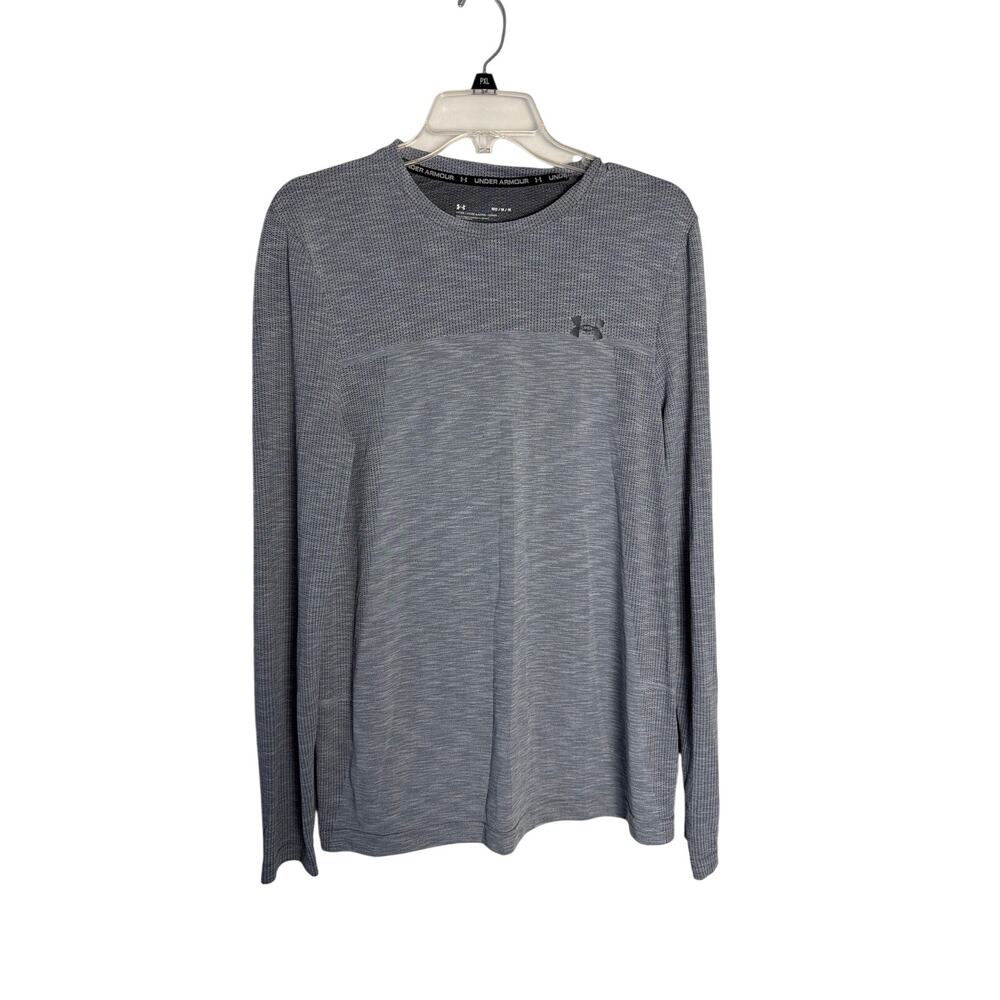 Under Armour Men's Long Sleeve Performance Shirt Size M Grey Athletic Top